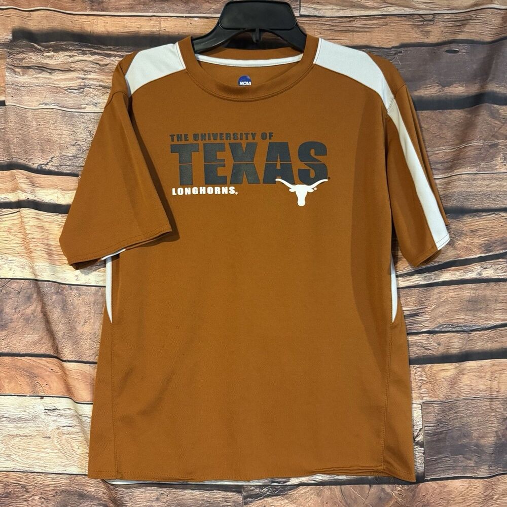 Texas Longhorns Kids Shirt 14/16 Youth Large XL Performance NCAA Burnt Orange